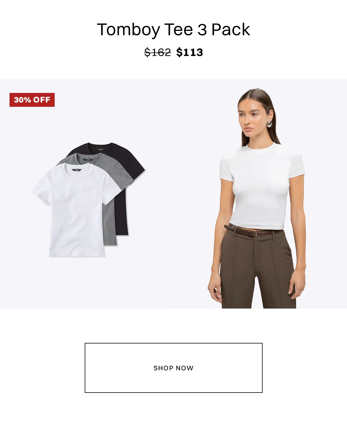 Tomboy Tee 3 Pack