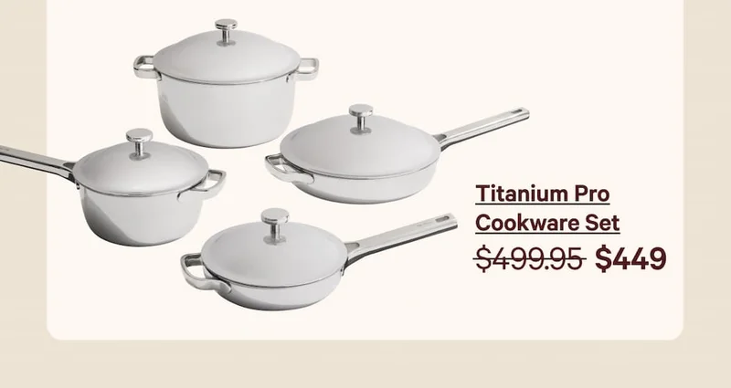 Titanium Pro Cookware Set