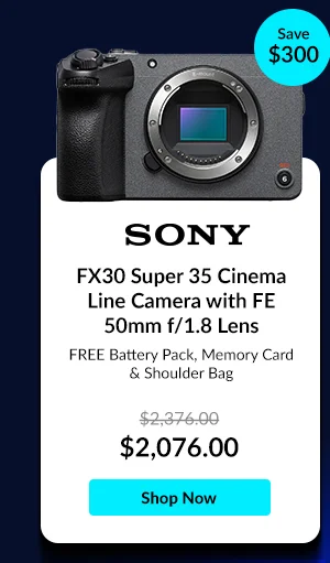 Sony FX30 Super 35 Cinema Line Camera