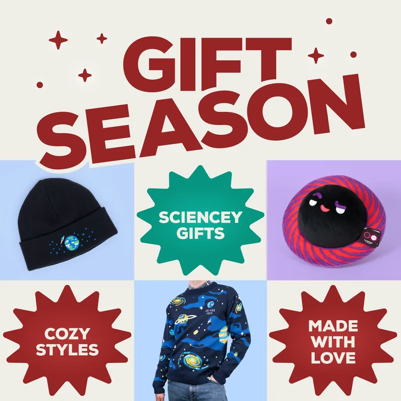 Gift Season with kurzgesagt: Sciencey Gifts, Cozy Styles, Made with Love