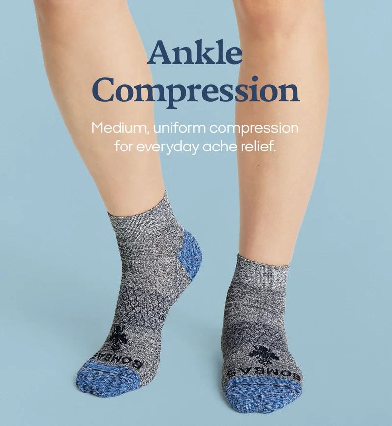 Ankle Compression | Medium, uniform compression for everyday ache relief.