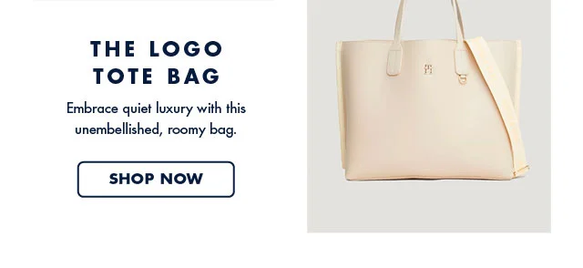 The logo tote bag                                            Embrace quiet luxury with this unembellished, roomy bag.                                            Shop now