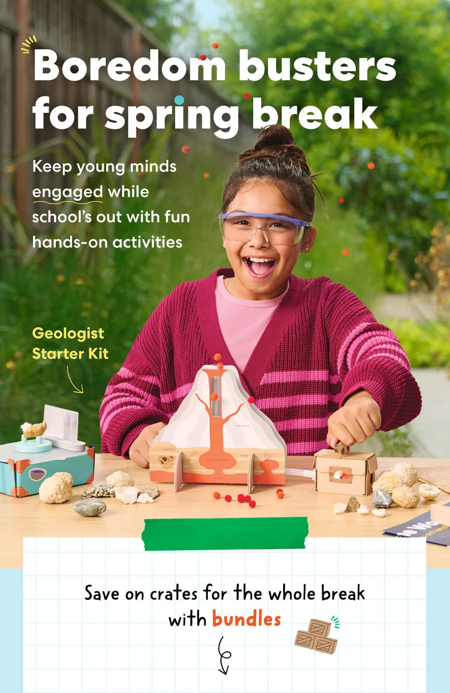 Boredom busters for spring break!