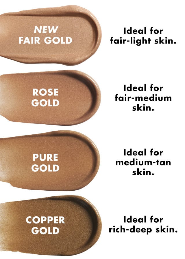 Fair Gold, Rose Gold, Pure Gold, Copper Gold