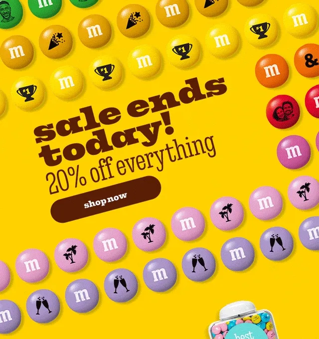 SALE ENDS TODAY