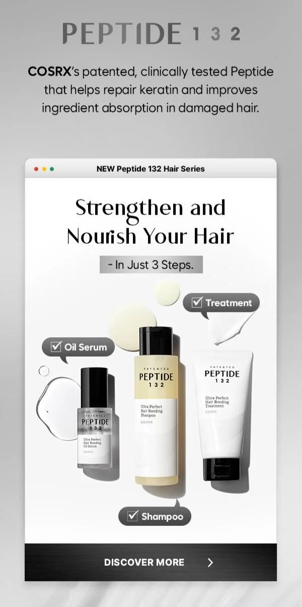 Introducing PEPTIDE-132, the world's only keratin bonding solution