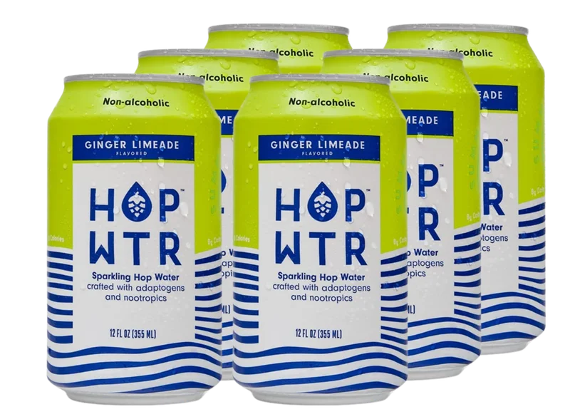 Image of HOP WTR Ginger Limeade (6 Pack)