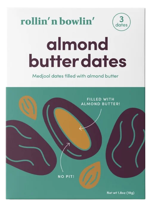 Image of Rollin' n Bowlin' Dates Filled with Almond Butter