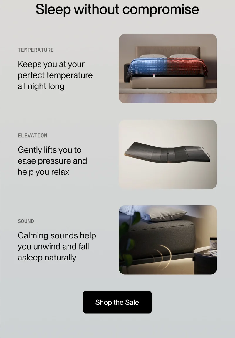 Sleep without compromise
