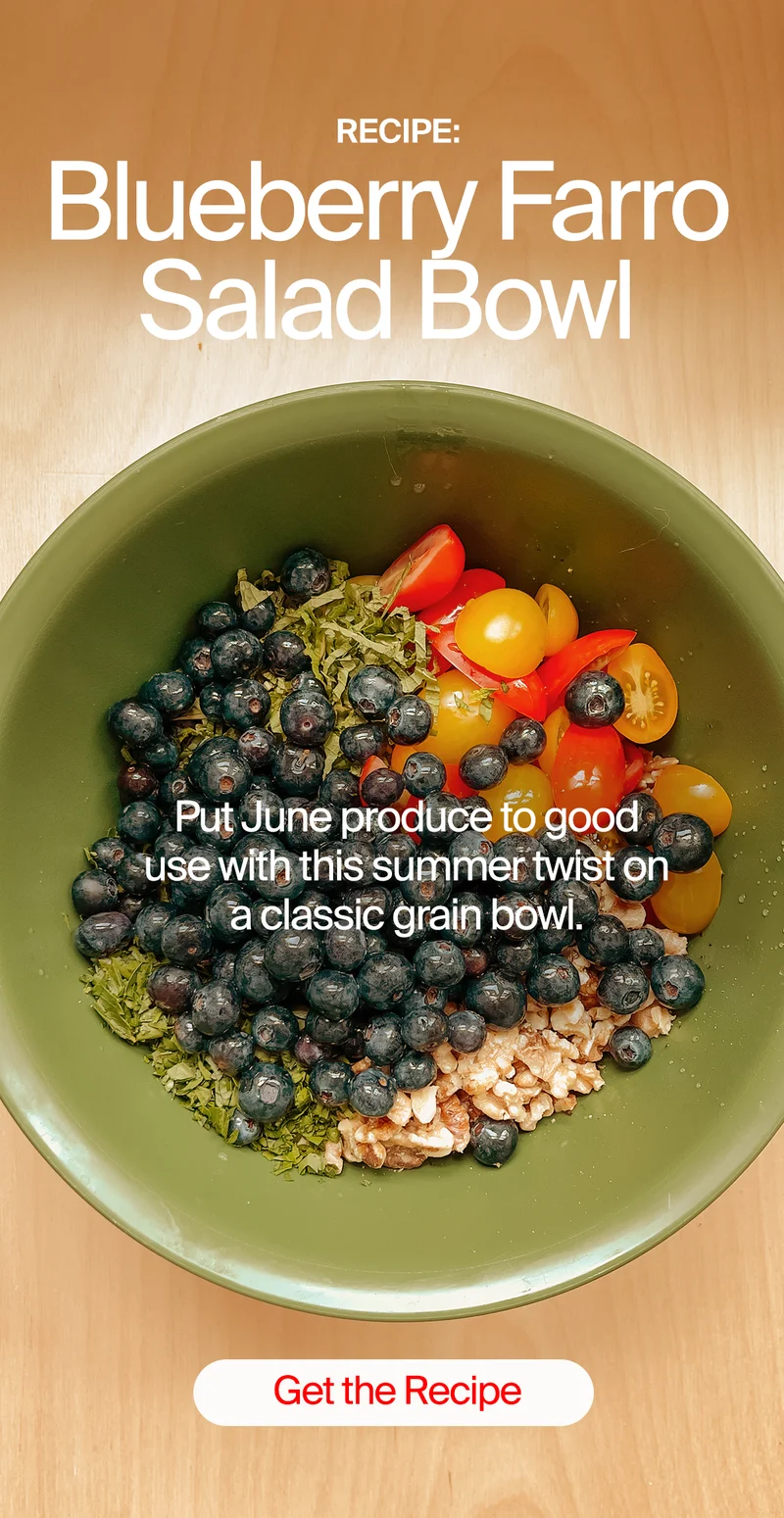 Recipe: Blueberry Farro Salad Bowl