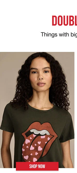 Rolling Stones Heart Lip Classic Crew Shop Now