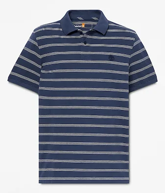 Men's Millers River Striped Short-Sleeve Polo