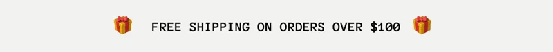 Free Shipping On Orders Over $100