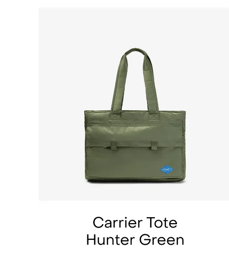 Carrier Tote Hunter Green
