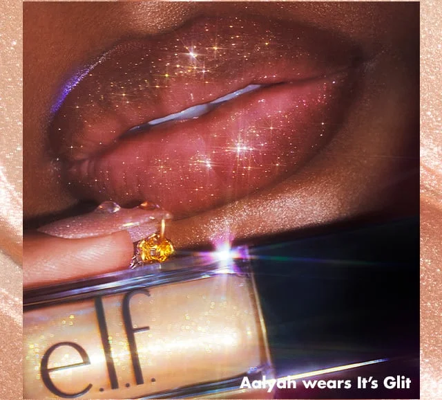 Model wearing shade ''It's Gilt''