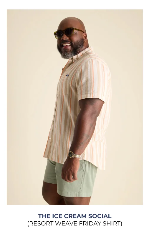 Resort Weave Friday Shirt: The Ice Cream Social