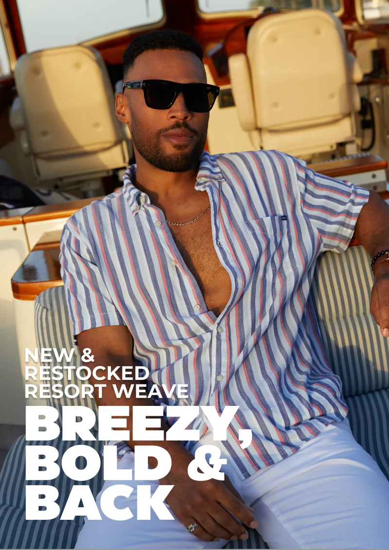 RESORT READY - New & Restocked Resort Weave Friday Shirts