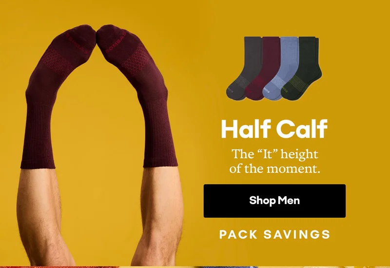 Half Calf The 'It' height of the moment. Shop Men PACK SAVINGS
