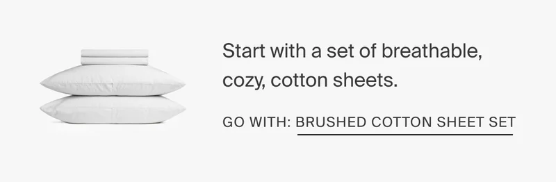 Shop Brushed Cotton Sheet Set