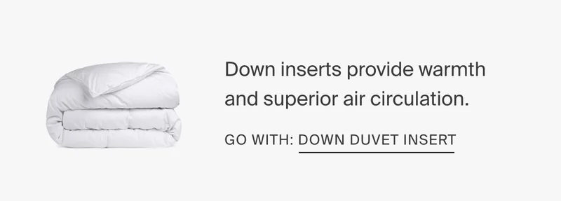 Shop Down Duvet Insert