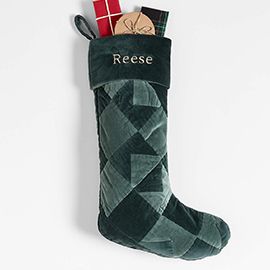 Velvet Heritage Green Stocking
