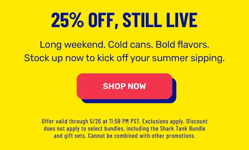 Shop the long weekend sale