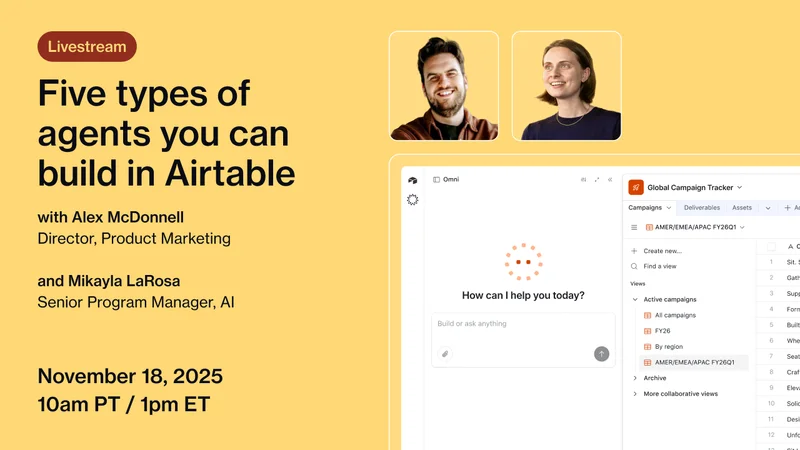 5 type of agents you can build in Airtable