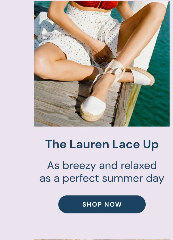The lauren Lace Up