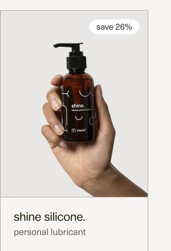 shine silicone. | save 26% | personal lubricant