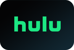 Hulu logo on a dark background
