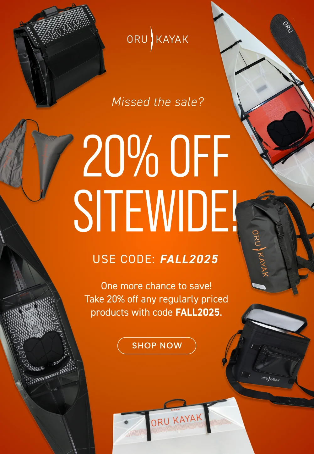 USE CODE FALL2025 FOR 20% OFF ANY REGULARLY PRICED ITEMS