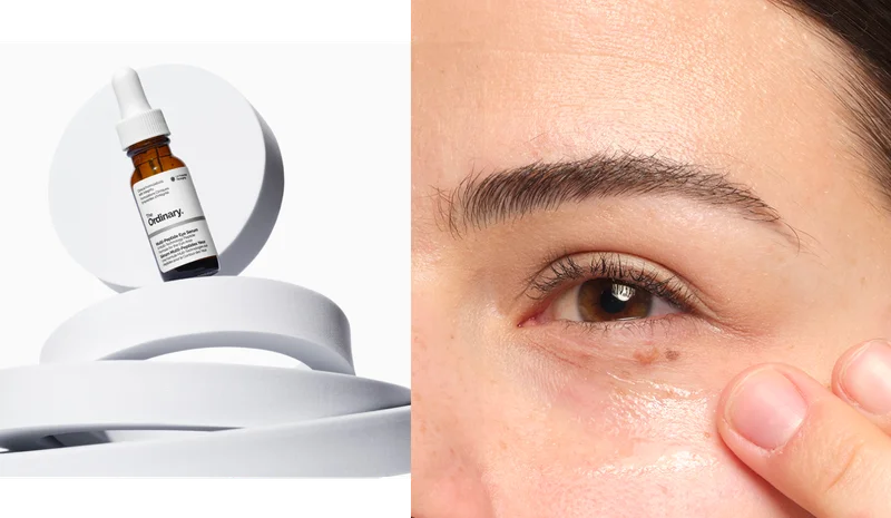 Paula applying Multi-Peptide Eye Serum