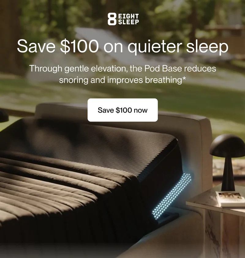 Save $100 on quieter sleep