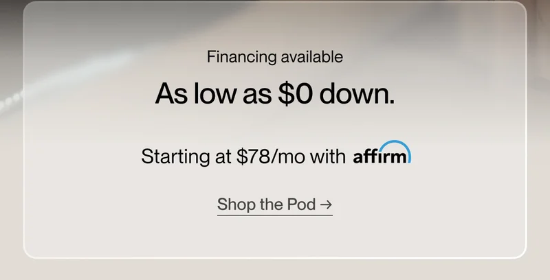Financing available