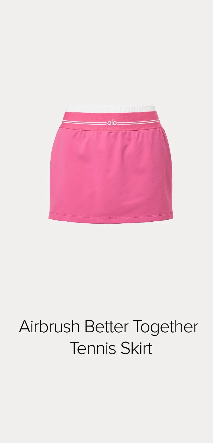 Airbrush Better Together Tennis Skirt