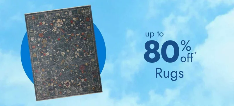 Rugs - Up to 80% Off