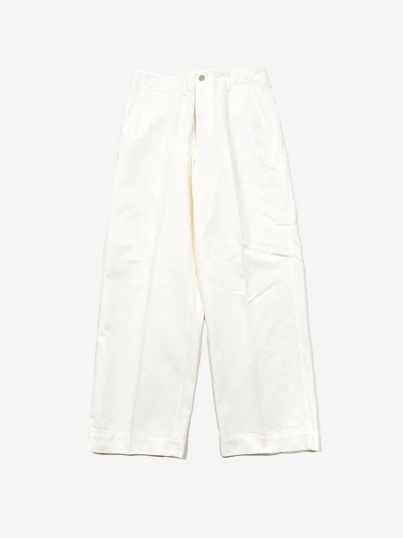 Image of Beams Plus Mil Trouser Herringbone - White