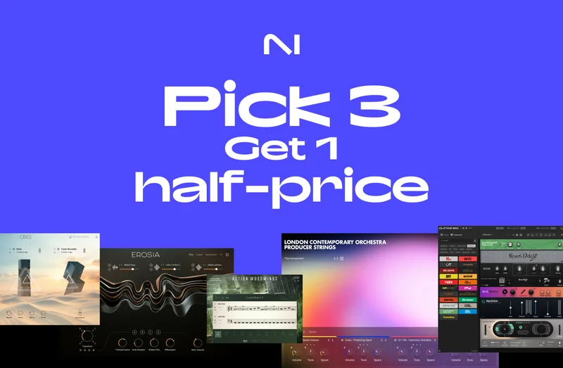Pick 3 get 1 half-price