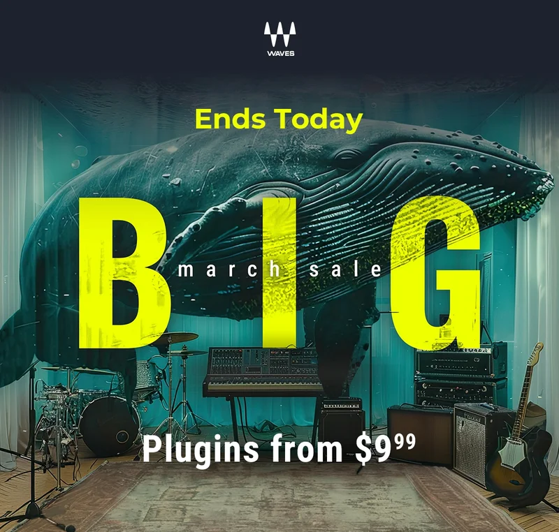 The BIG March Sale is here - Plugins from $9.99