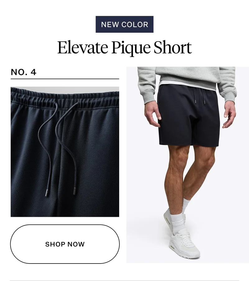 Elevated Pique Short