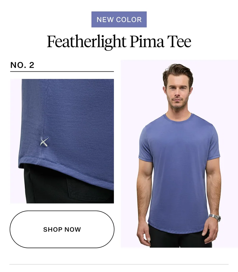 Featherlight Pima Tee