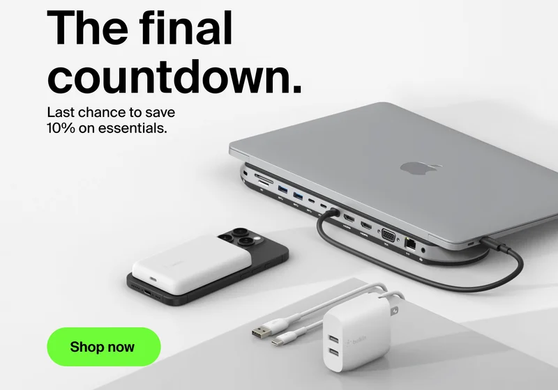 Be ready to refresh your tech with Belkin.