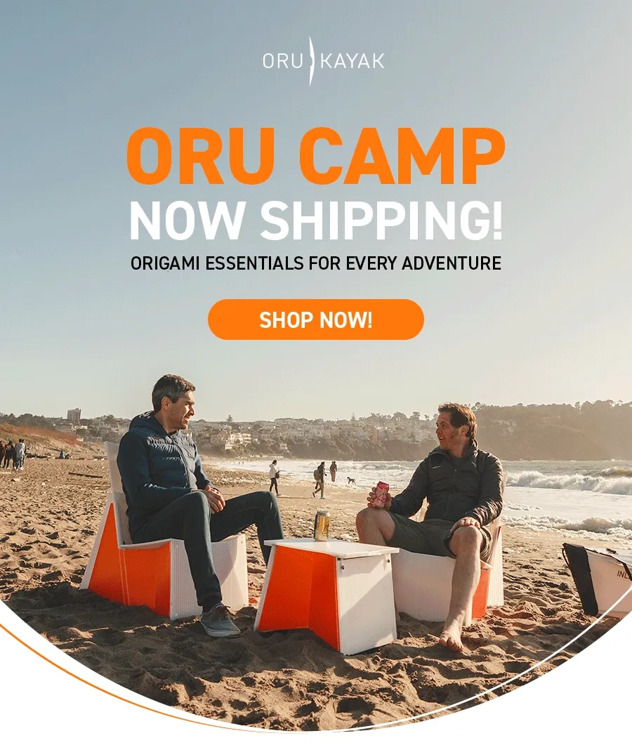 Oru Camp is now in stock! The origami essential for every outdoor adventure. Order yours now and get it by Christmas!