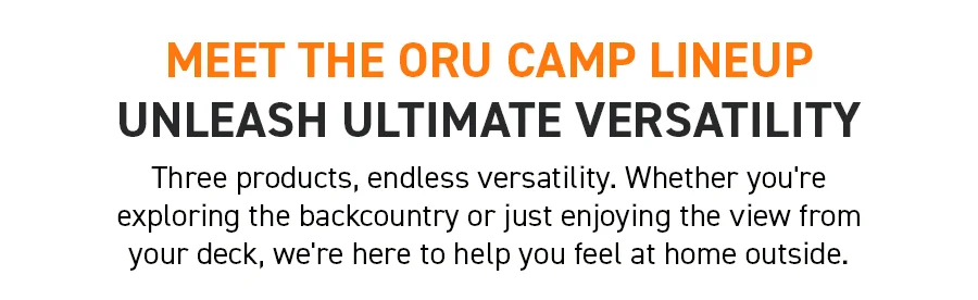Thre products, endless versatility. The perfect gift for the outdoor enthusiast!