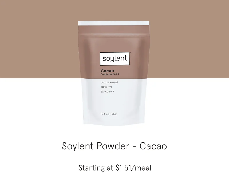 soylent powder cacao
