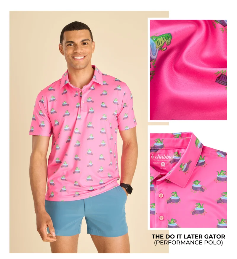 Performance Polo: The Do It Later Gator