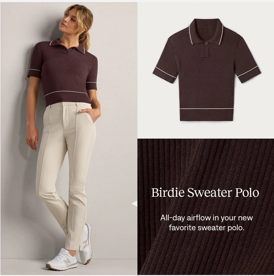 Birdie Sweater Polo