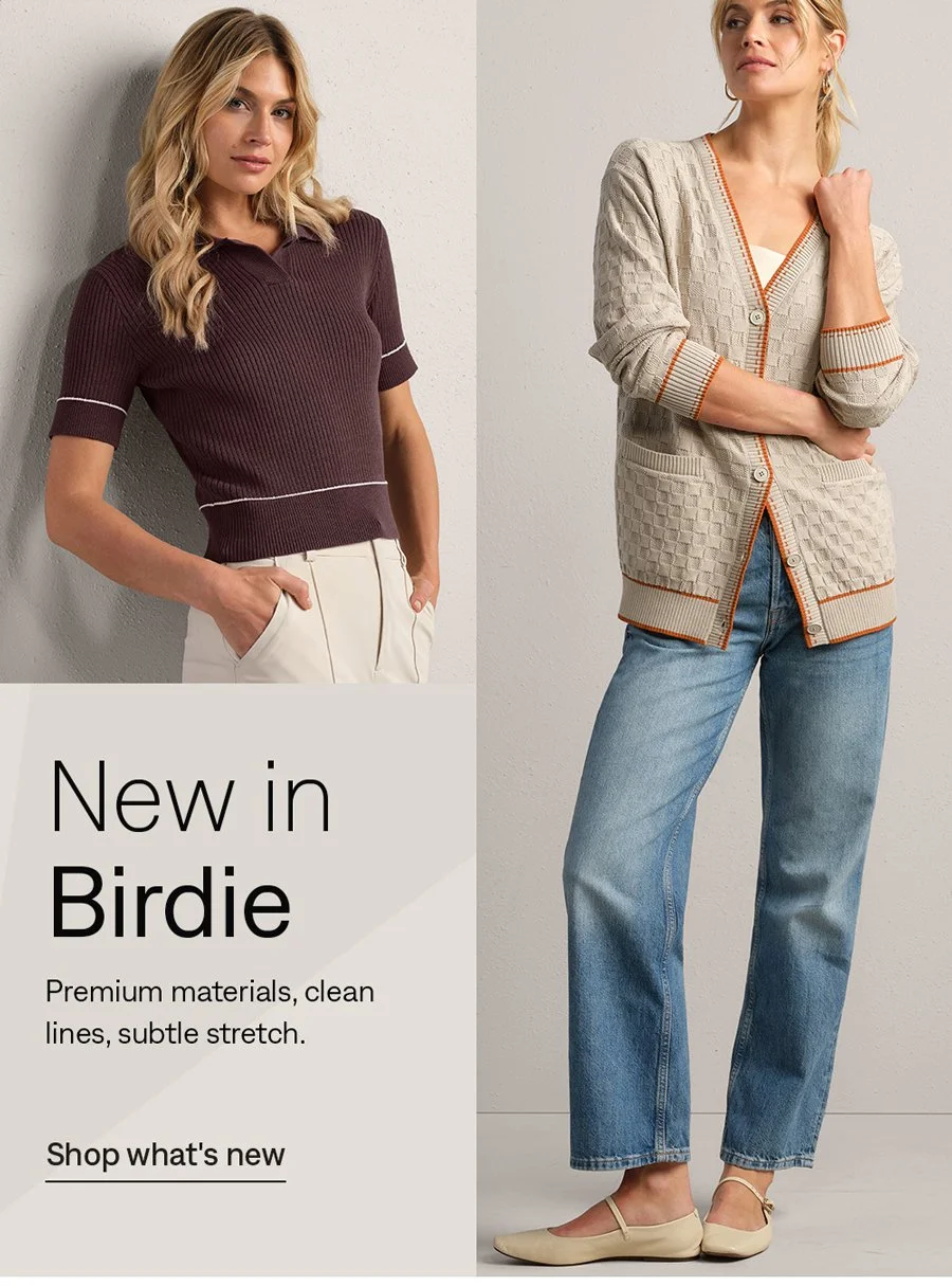 New in Birdie: Shop what's new
