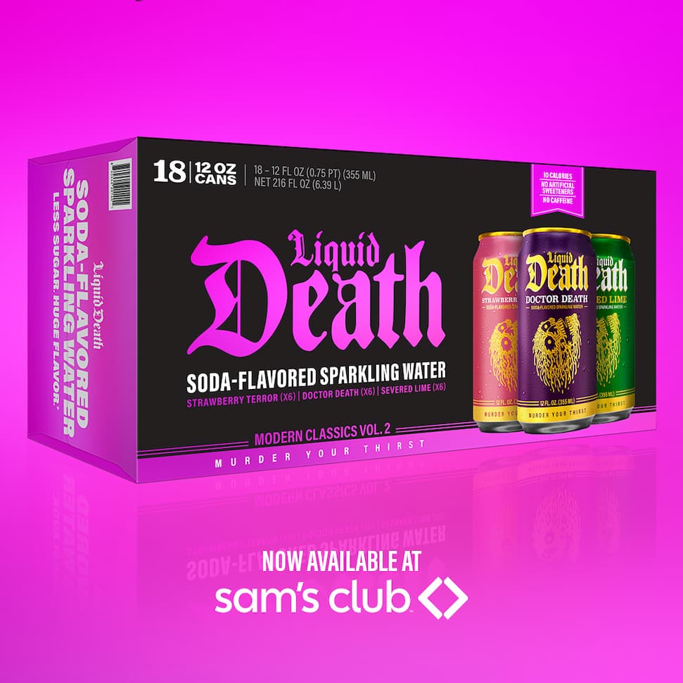 Liquid Death at Sam's Club