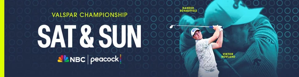 Valspar Championship Sat & Sun on NBC & Peacock